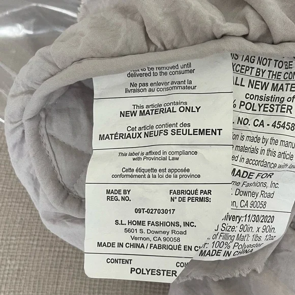 Diamond Ruffle Embroidered Shabby Chic 3 pc Queen Quilt Set - Picture 5 of 11